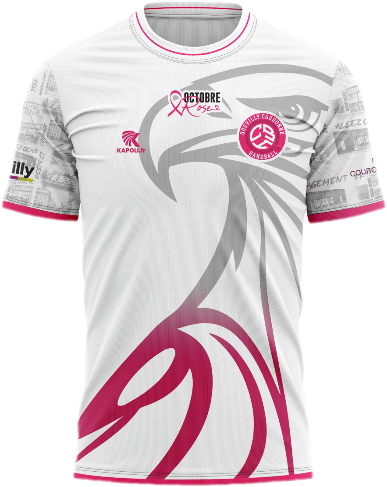 Maillot QCHB ADULTE | OCTOBRE ROSE 🎀